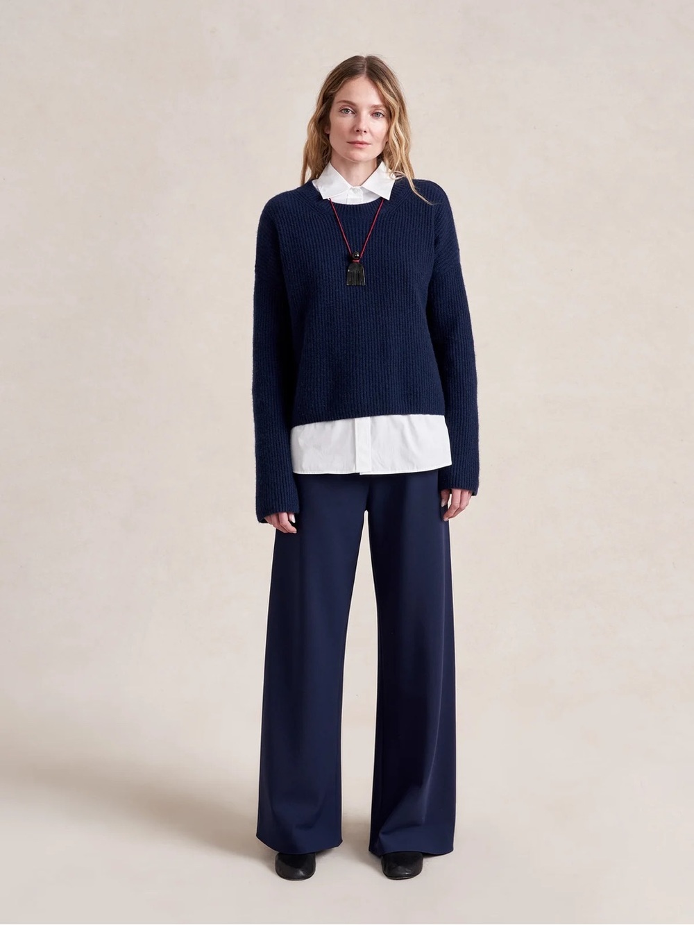 La Ligne Black Colby Pants Navy Blue Size XS